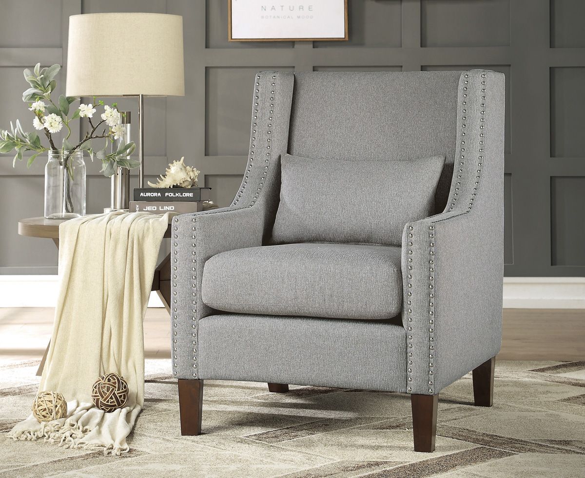 Beto Light Grey Accent Chair