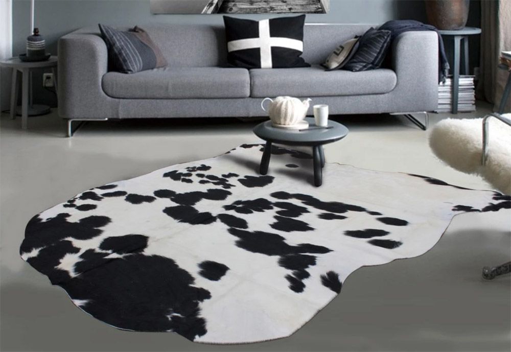 Black and White Cow Hide