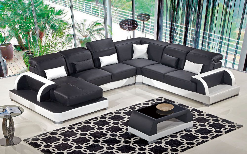 Ritz Modern Sectional With Coffee Table