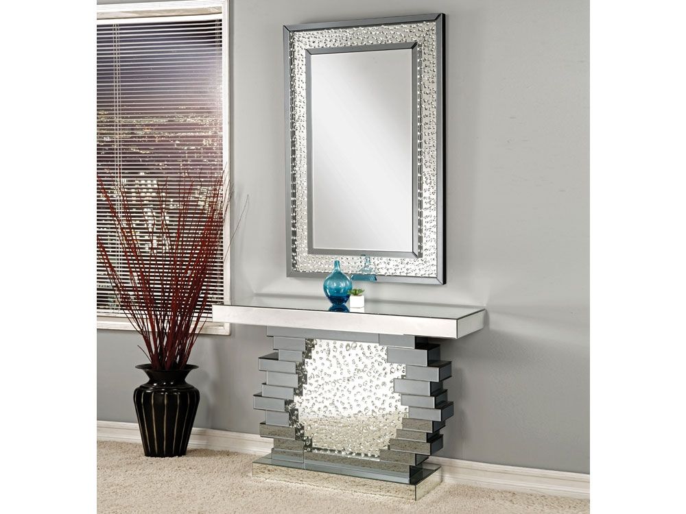 Bladwell Modern Mirrored Console