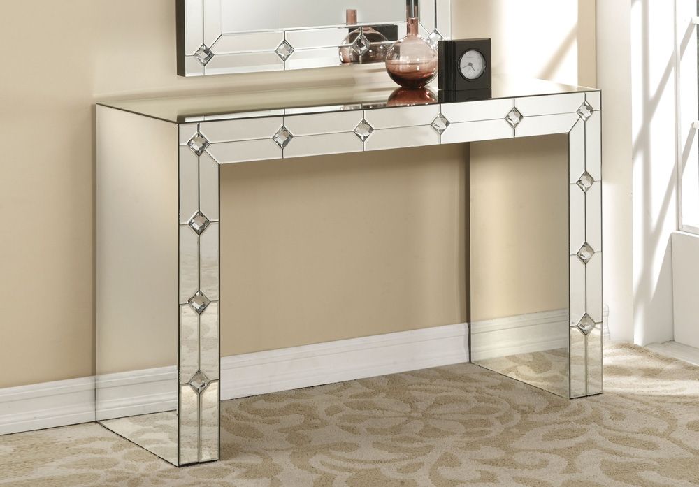 Blaire Modern Mirrored Console