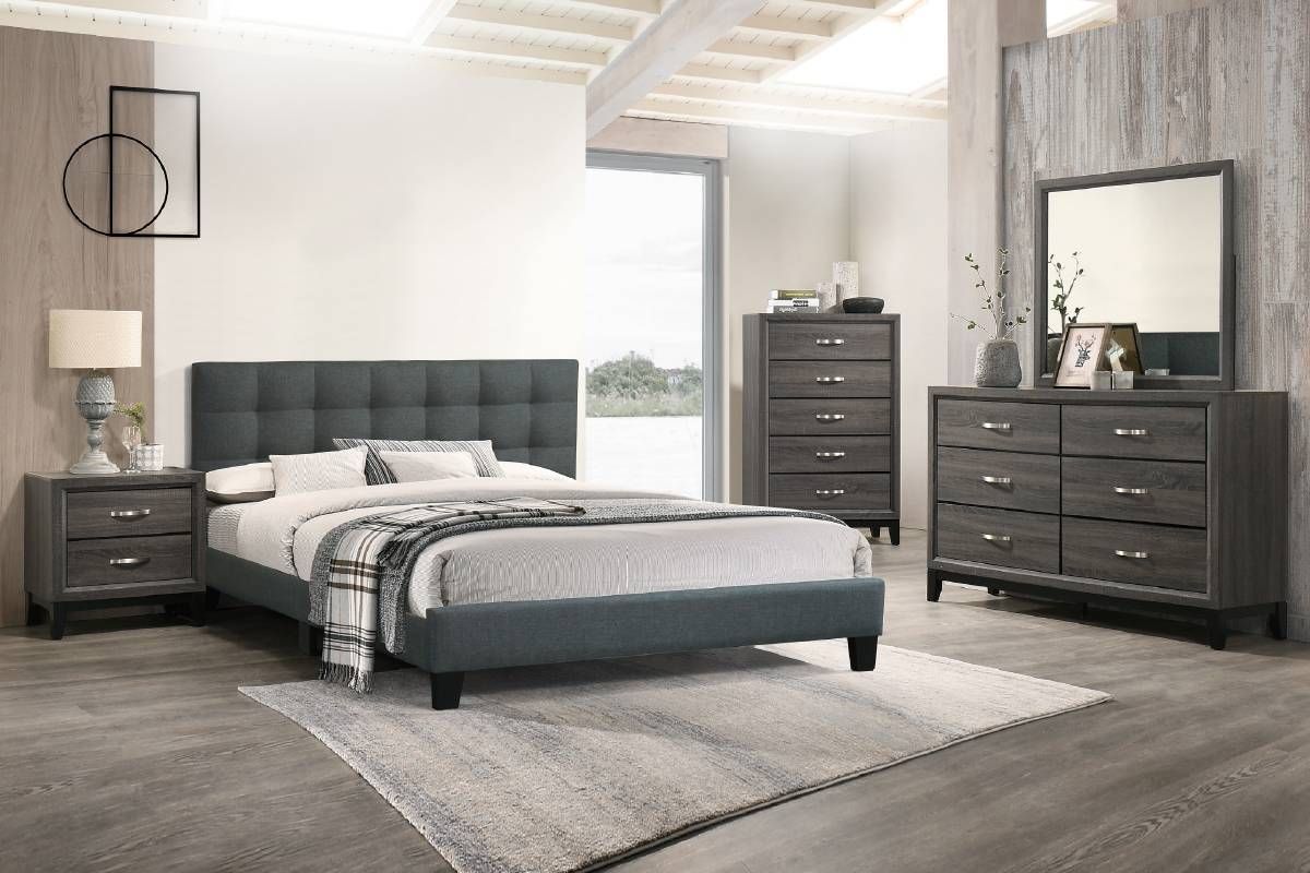 Bleeker Contemporary Platform Bed