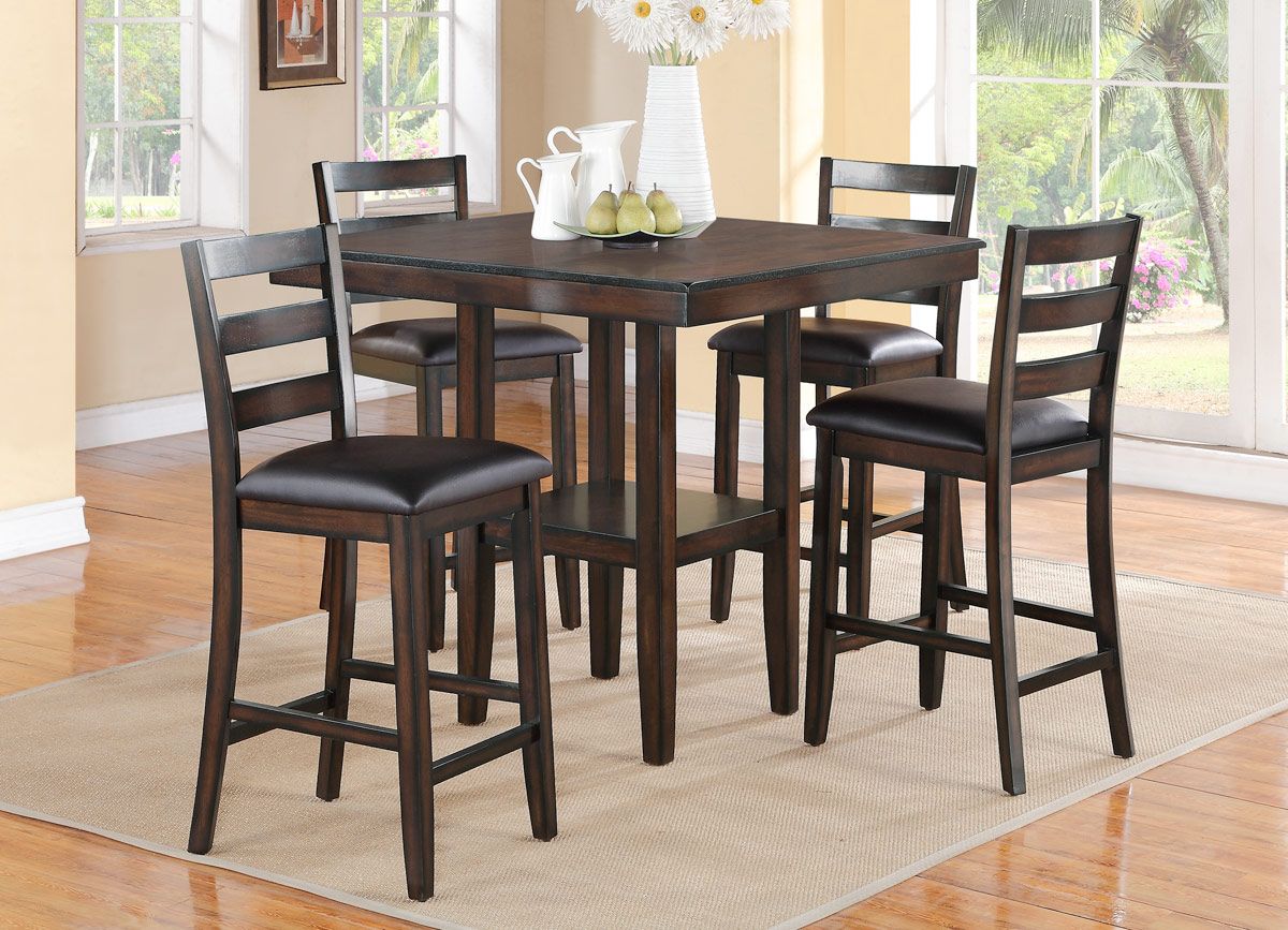 Taya 5-Piece Counter Height Table Set