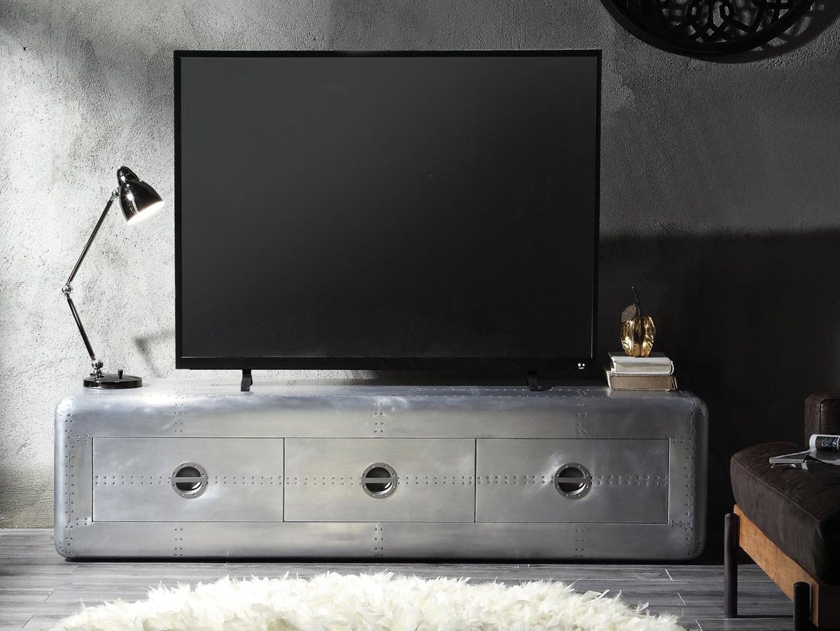 Bomber Aluminum TV Stand