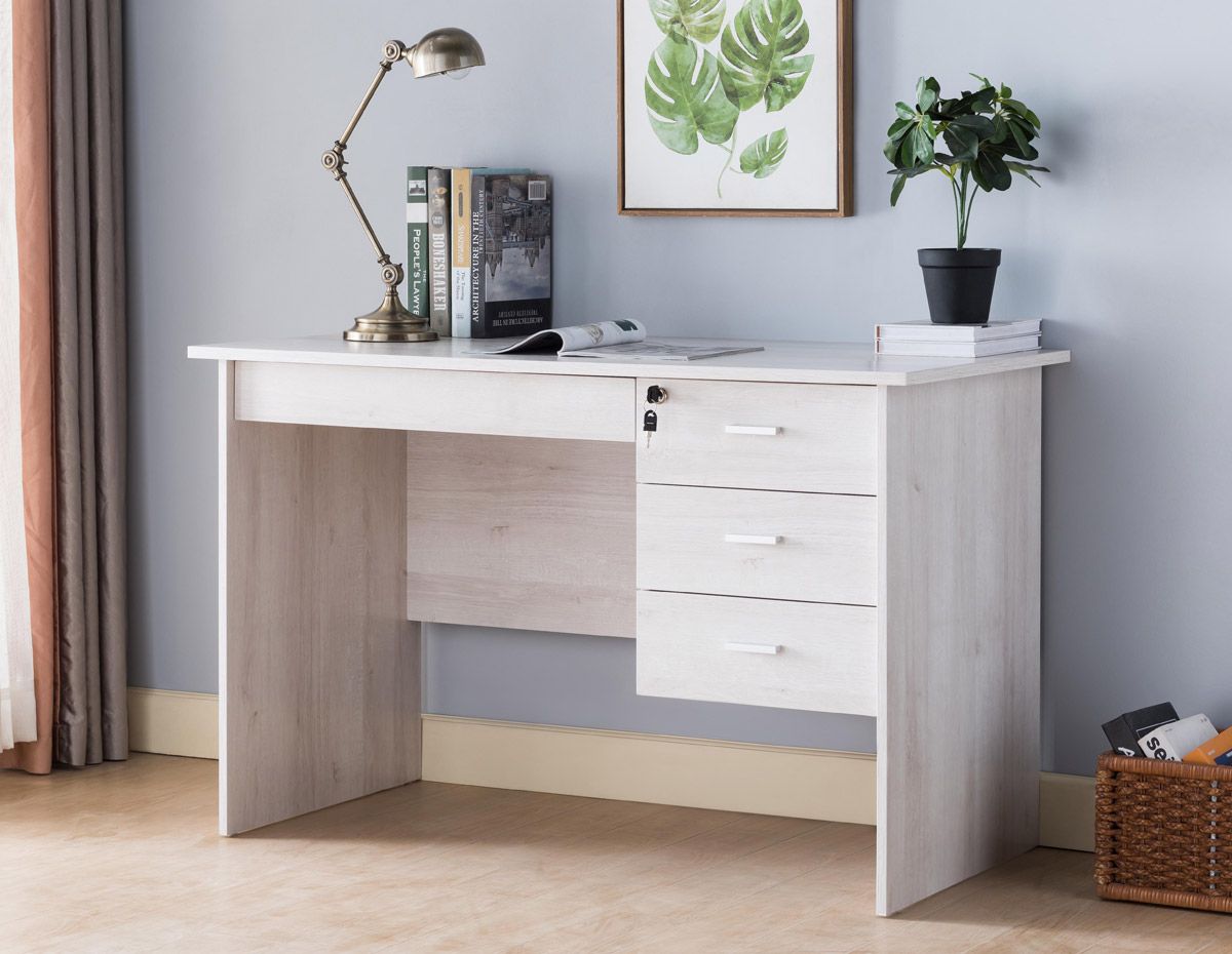 Bora White Oak Home Office Desk