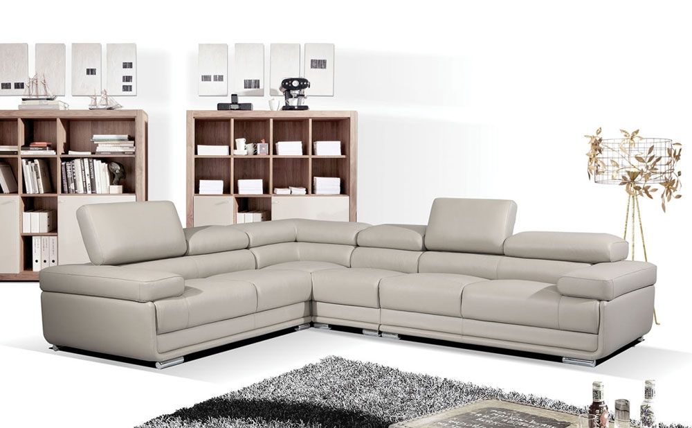 Bouvardia Genuine Leather Sectional