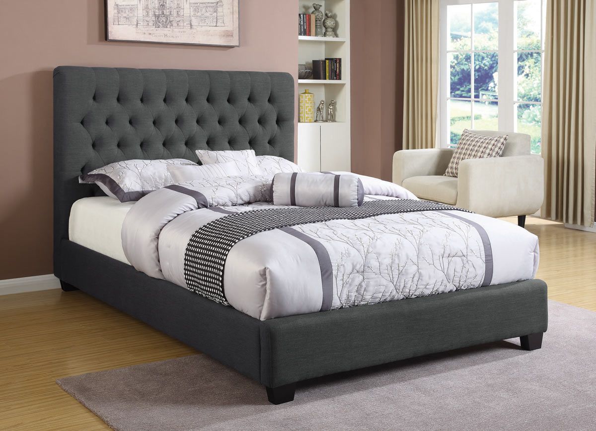 Boxton Tufted Headboard Bed