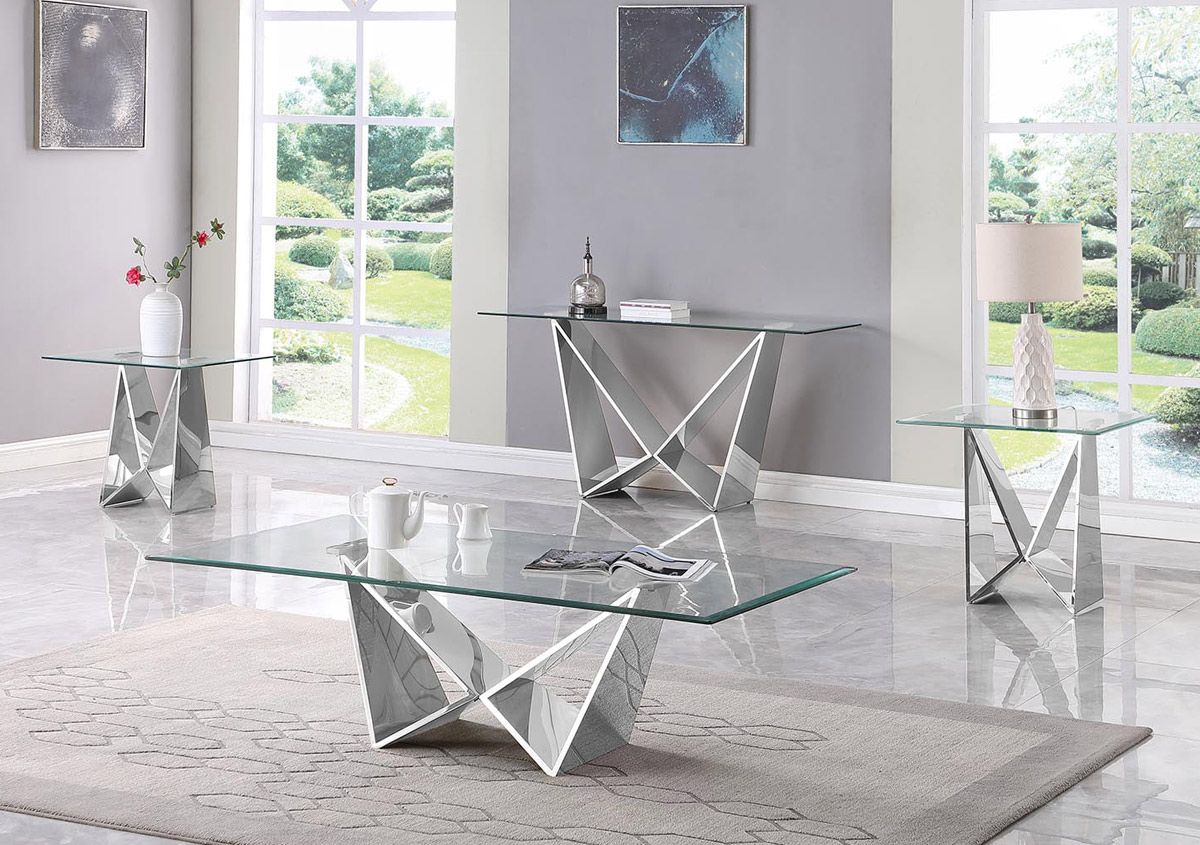 Bradley Modern Oversized Coffee Table Set