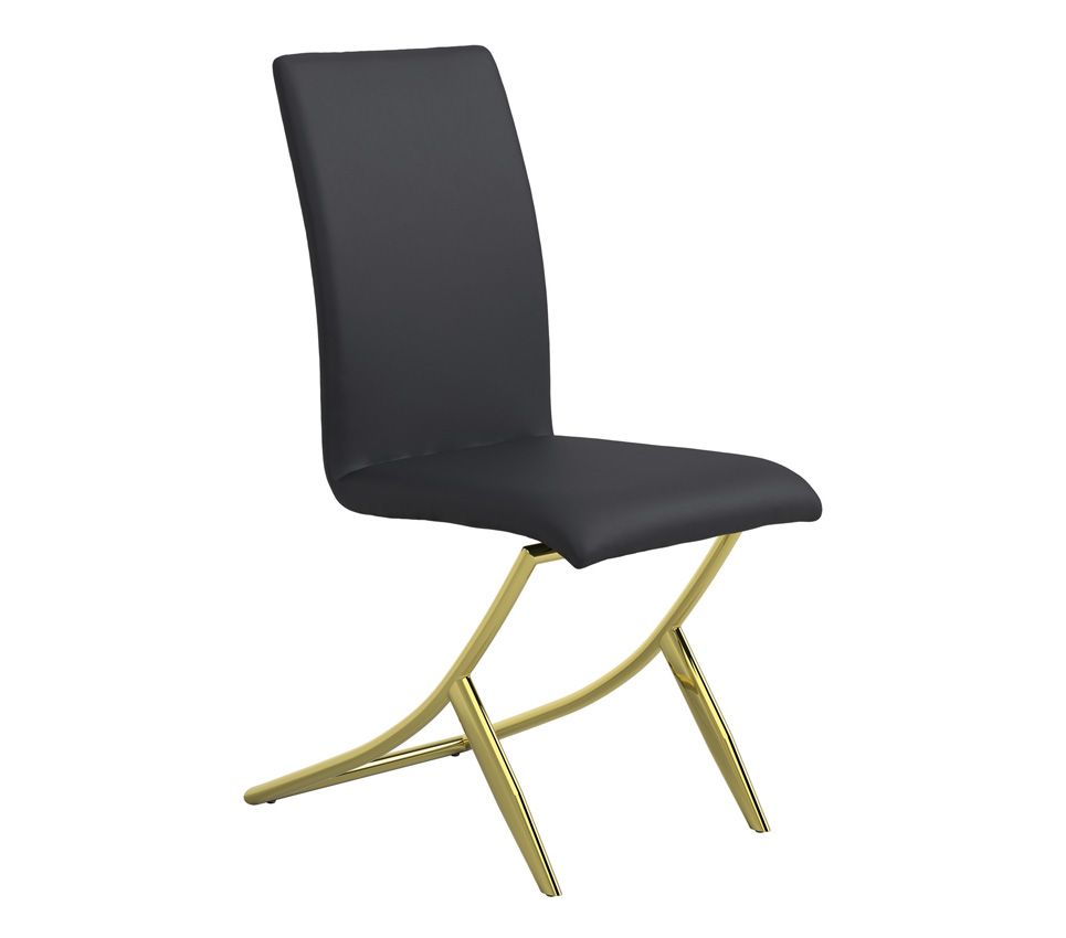 Brady Black Gold Dining Chairs