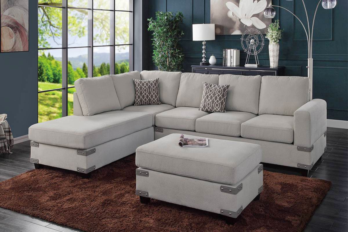 Brando Reversible Sectional Sofa Set