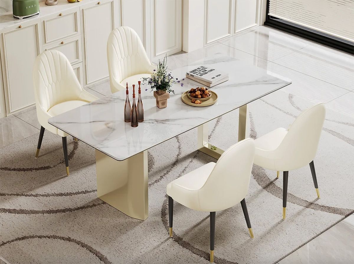 Brayden Faux Marble Dining Table Top