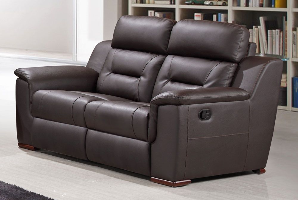 Becky Modern Leather Recliner Love Seat