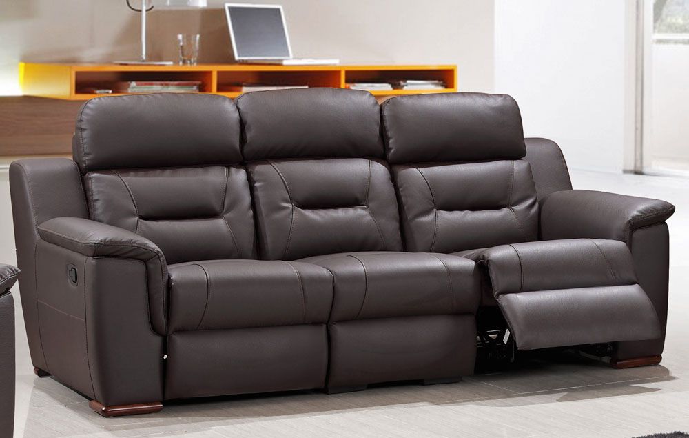 Becky Modern Leather Recliner Sofa
