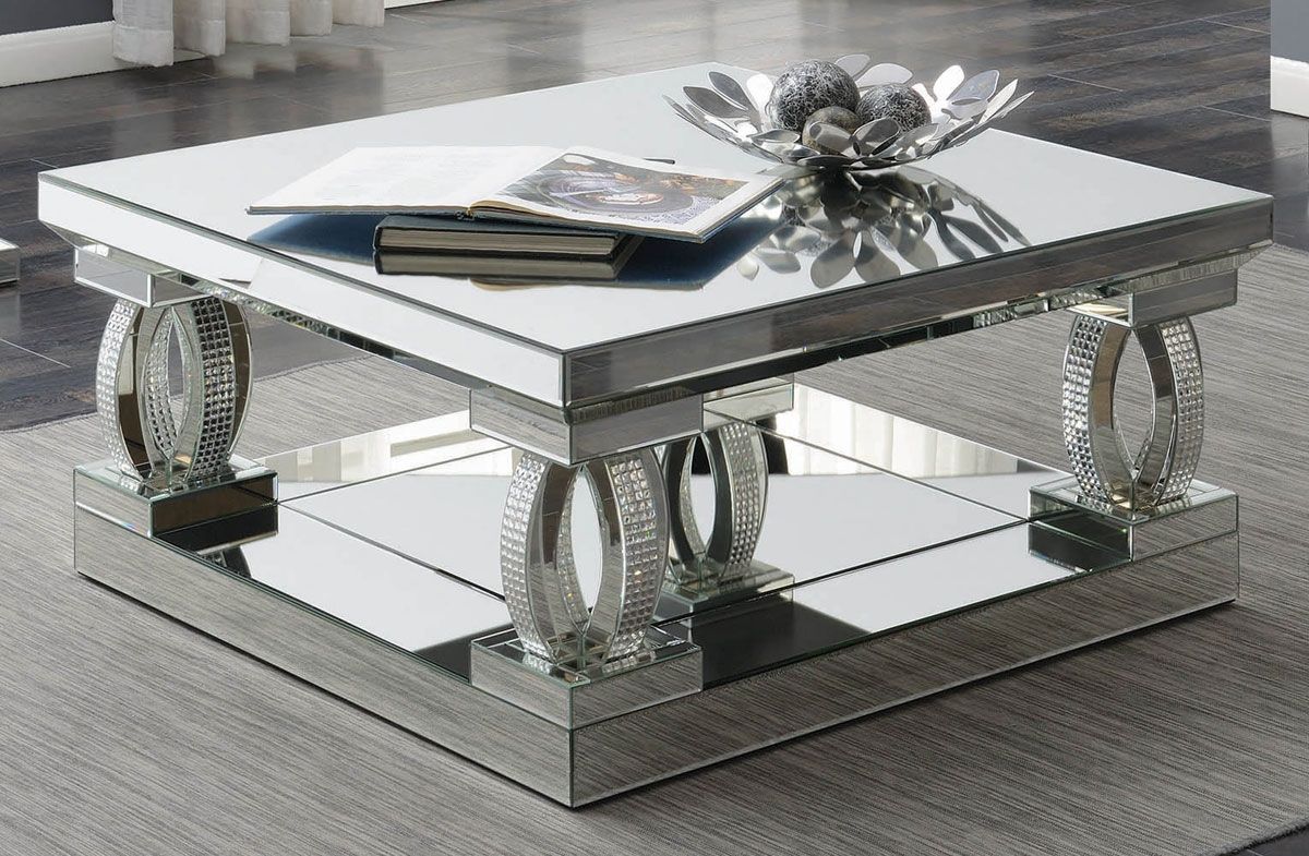 Briar Square Mirrored Coffee Table