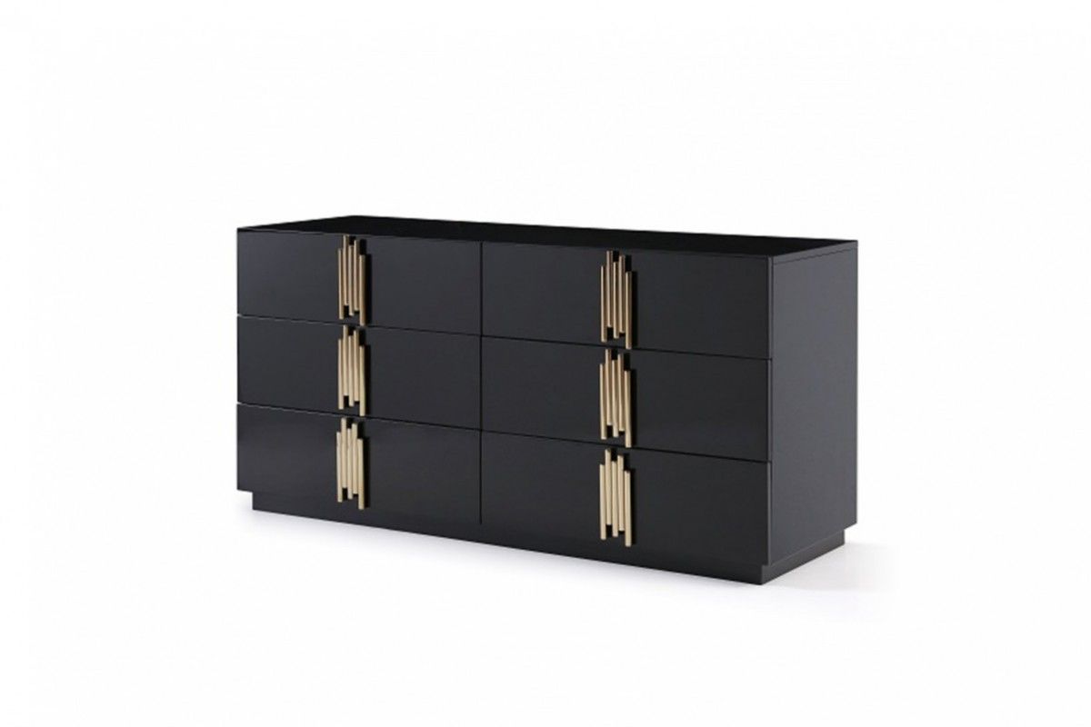 Brigham Black and Gold Dresser