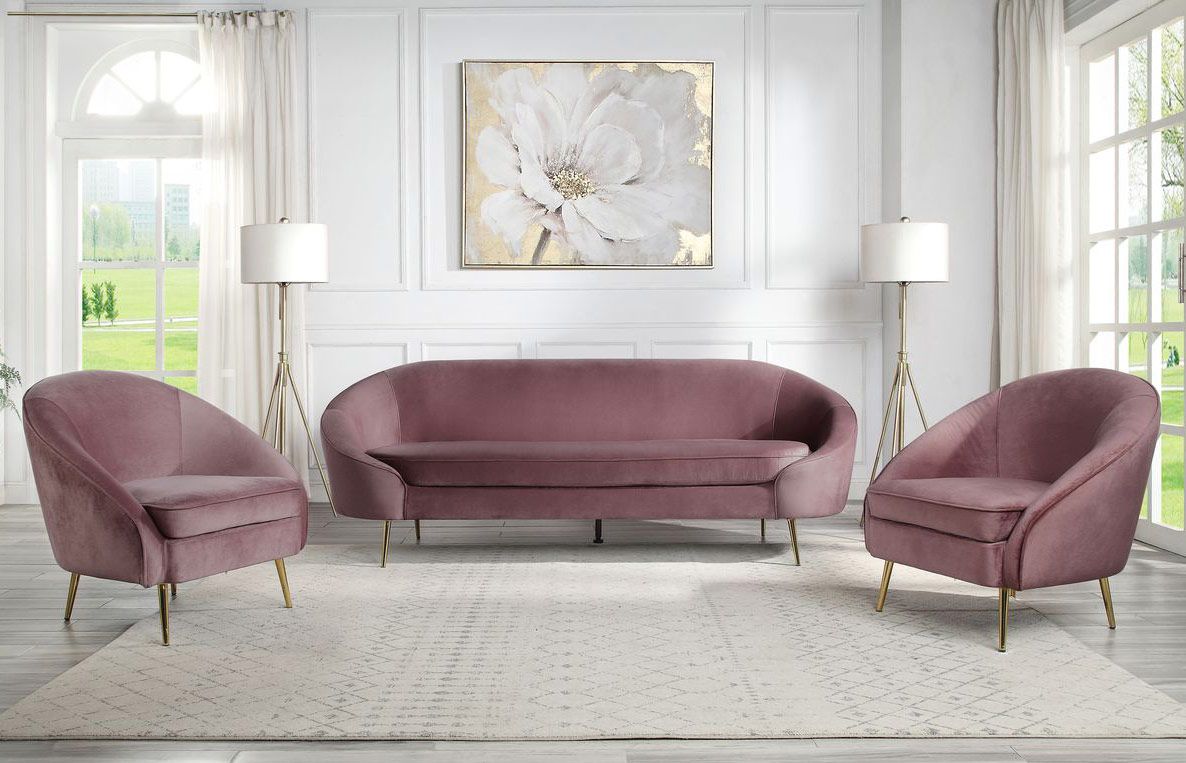 Brodie Velvet Modern Sofa