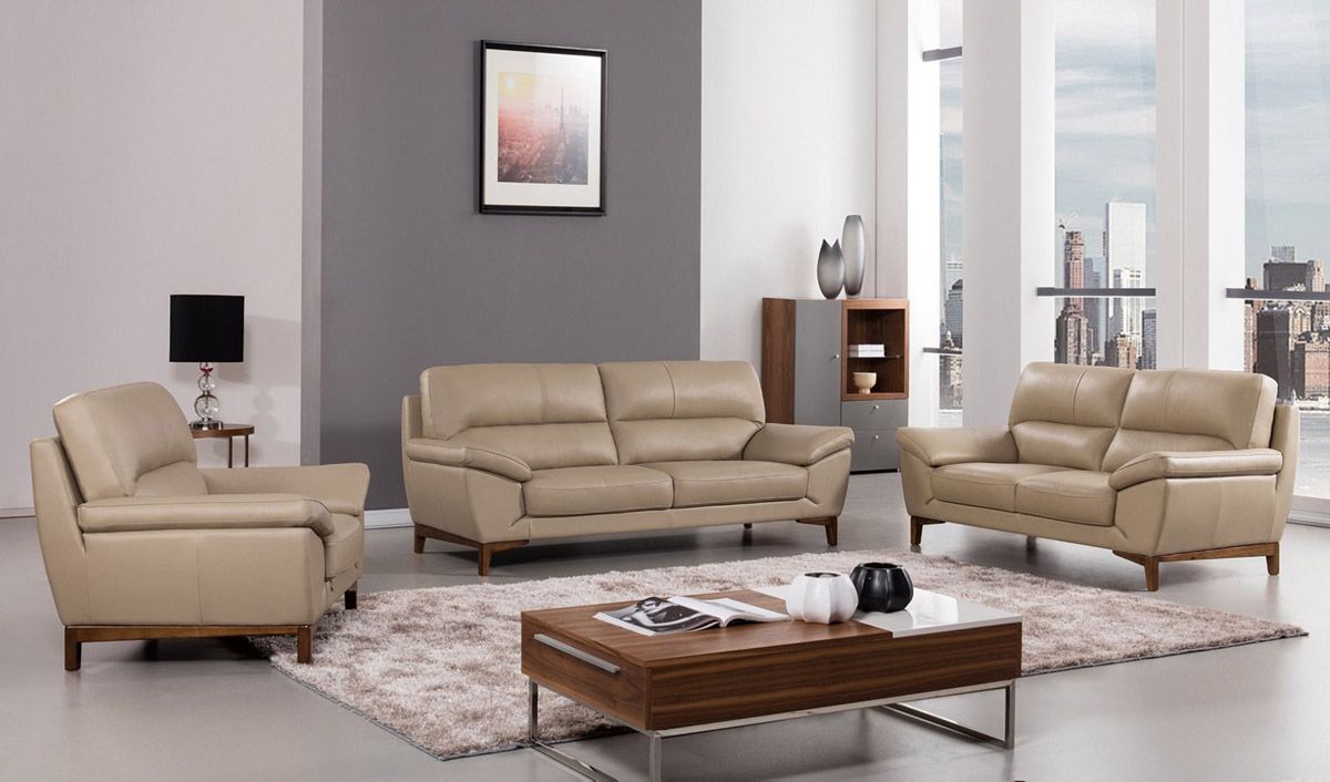 Brookville Italian Leather Sofa Collection