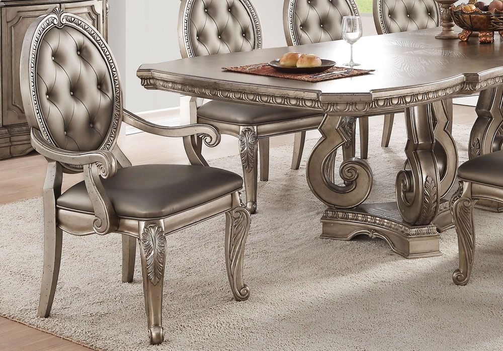 Bulova Traditional Arm Chair,Bulova Server With Marble Top,Bulova Curio Vetrina,Bulova Traditional Table Top,Bulova Traditional Formal Dining Table Set