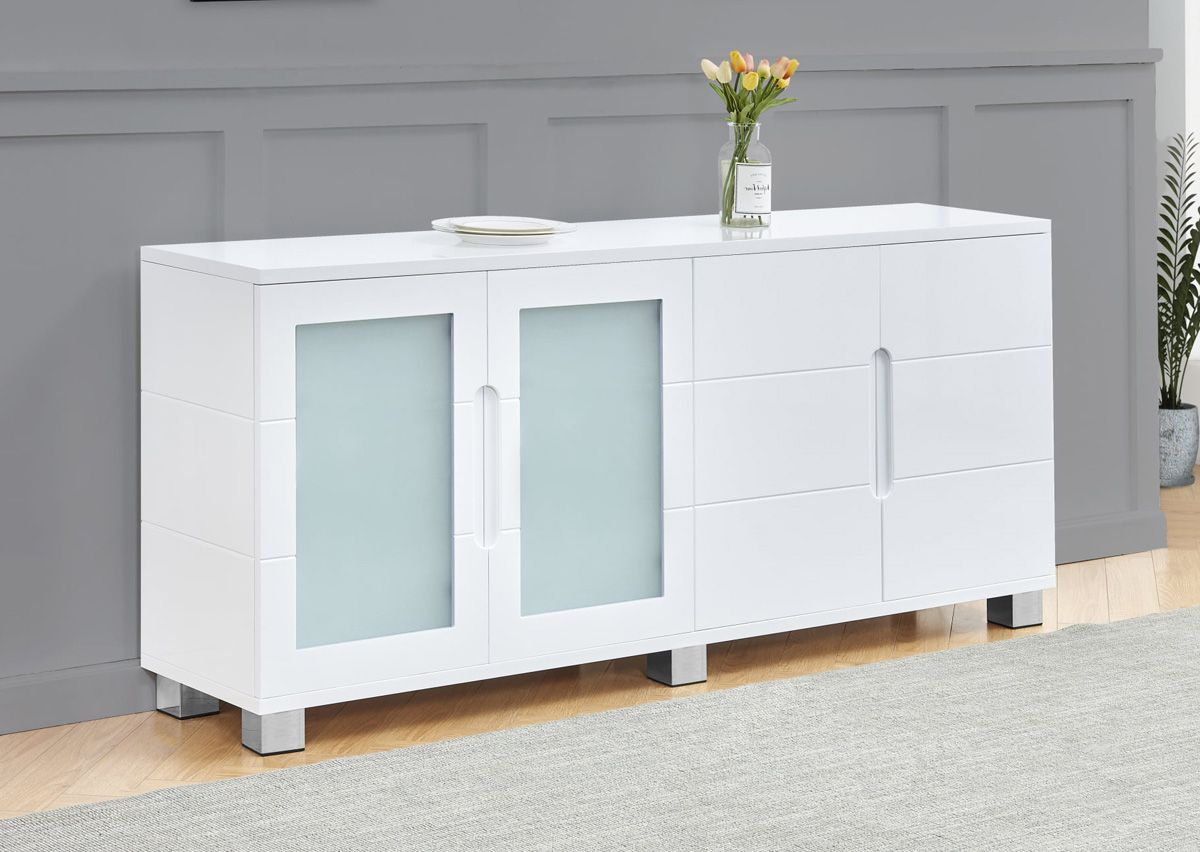 Cadigan White Lacquer Sideboard