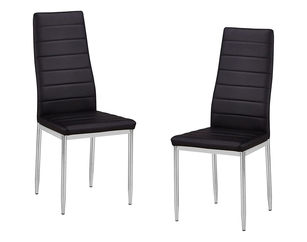 Camila Black Modern Dining Chairs