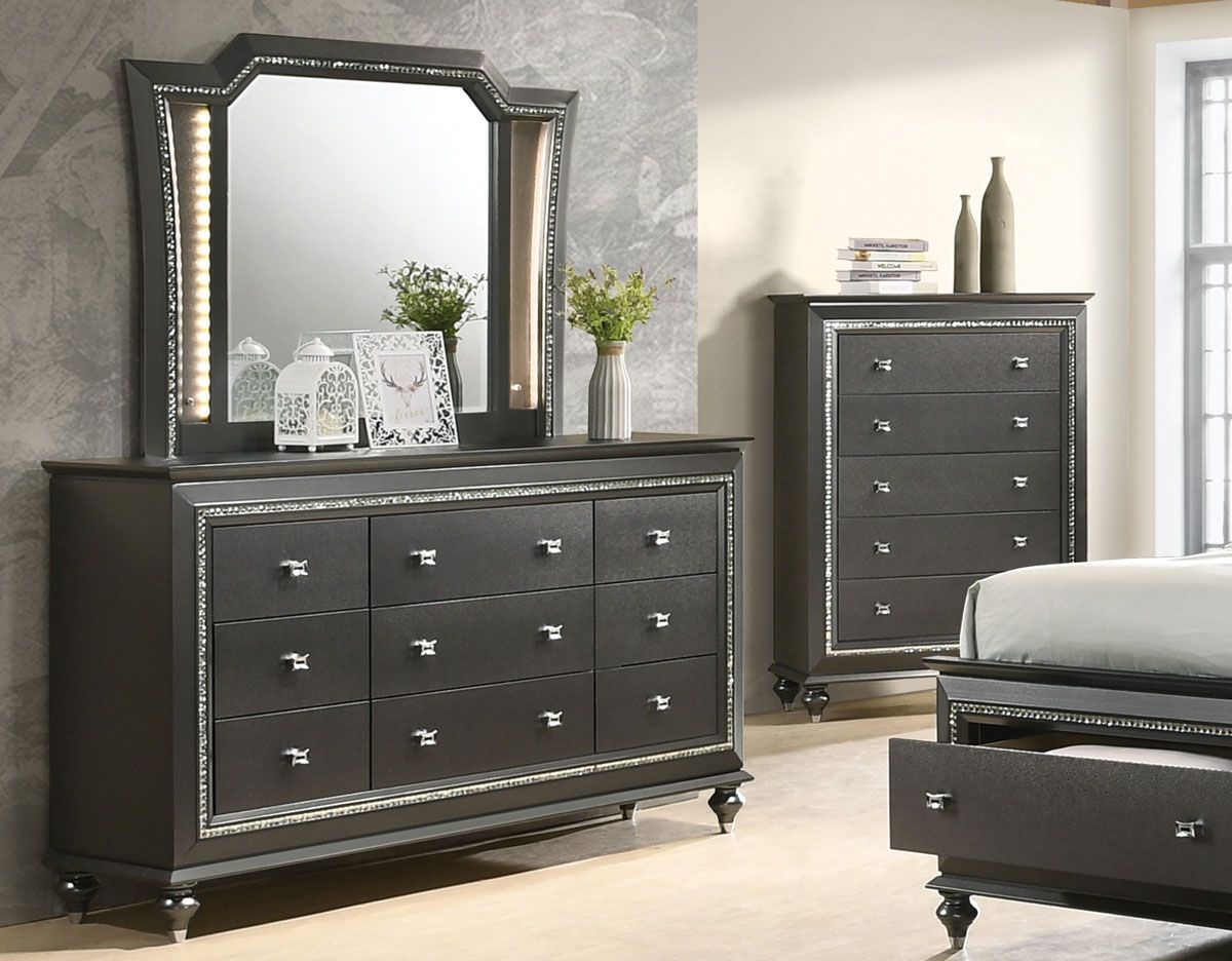 Caprice Dresser With LED Mirror