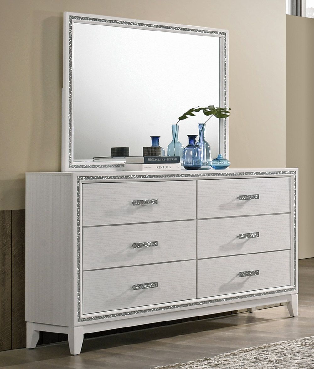 Cara Crystal Accented Dresser