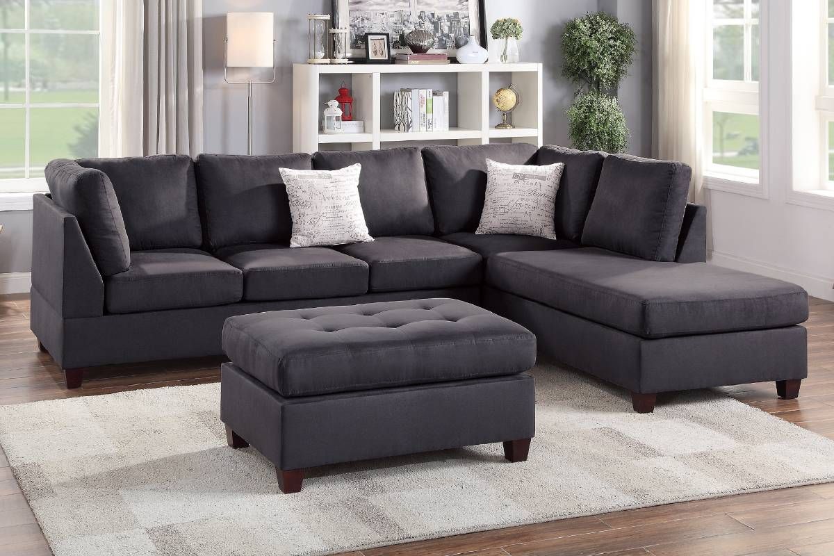 Casablanca Ebony Reversible Sectional