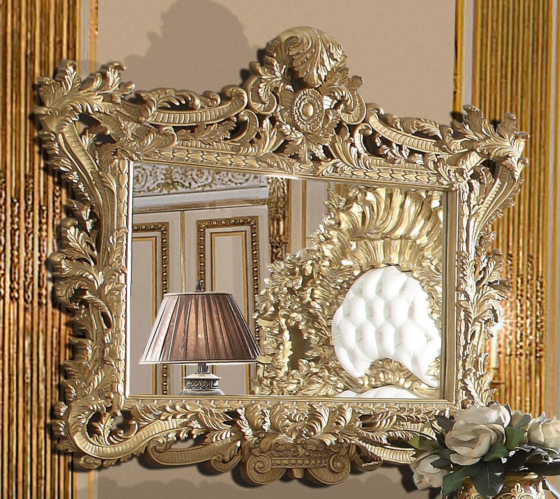 Cavallier Gold Finish Mirror