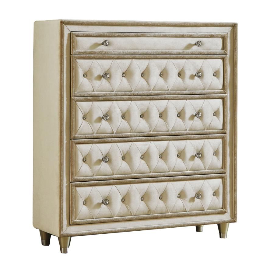 Celeste Crystal Tufted Chest