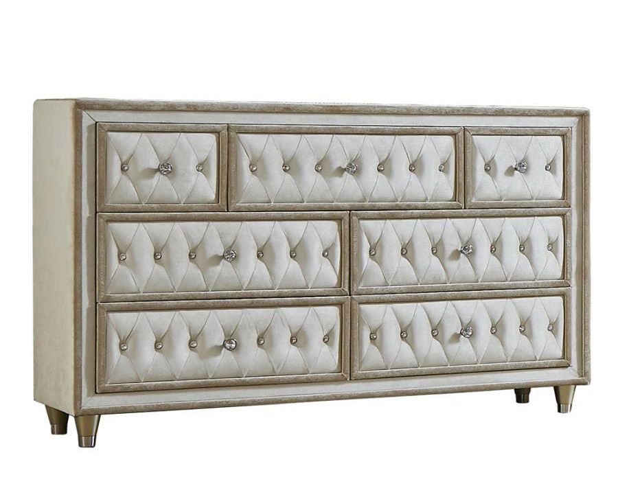 Celeste Crystal Tufted Dresser