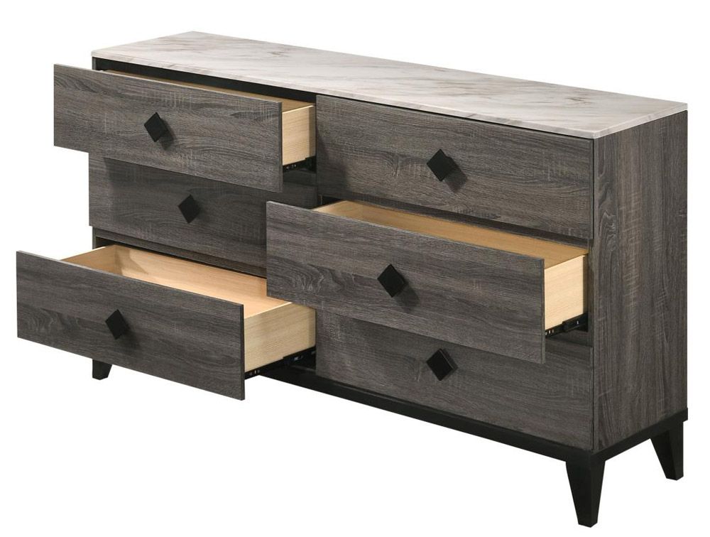 Celestial Rustic Grey Dresser