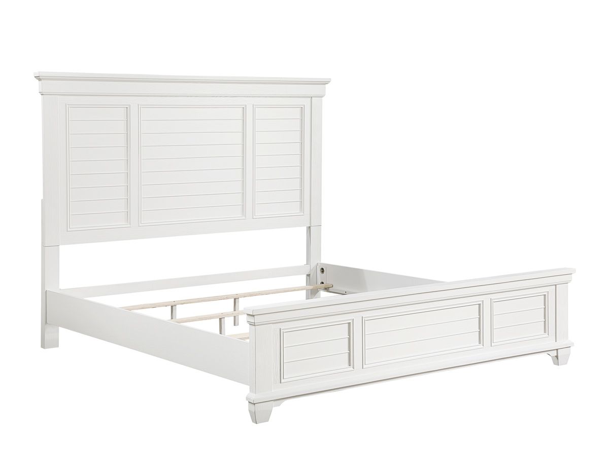 Charles White Finish Classic Bed