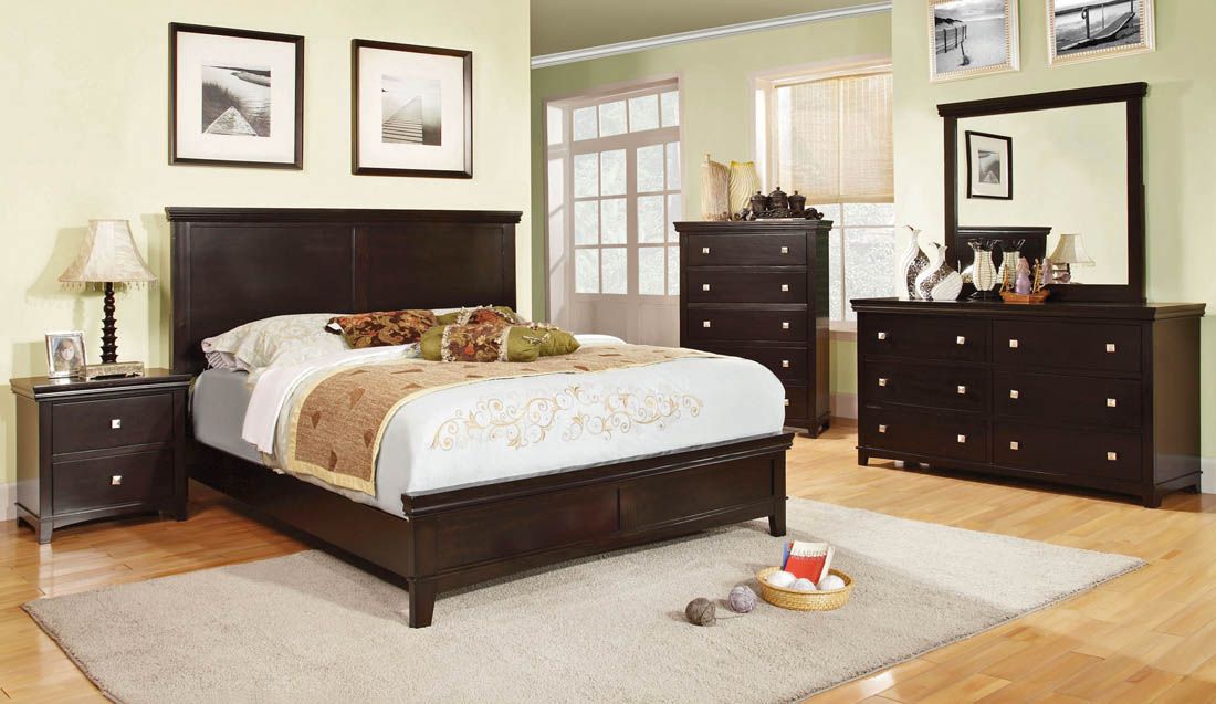 Charleston Espresso Finish Bedroom Furniture