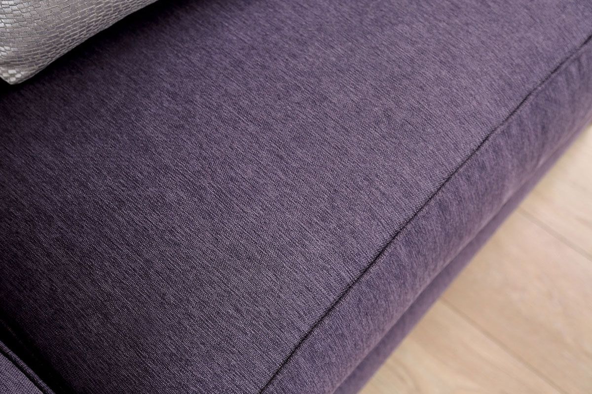 Charley Purple Chenille Sofa Cushion