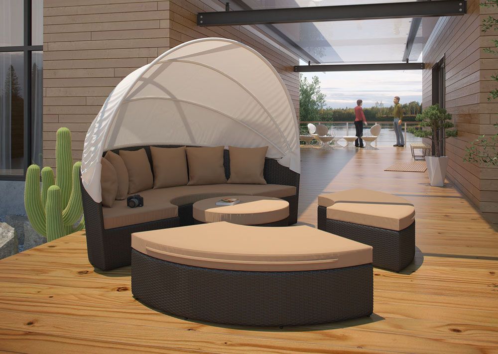 Charlotte Outdoor Daybed With Canopy