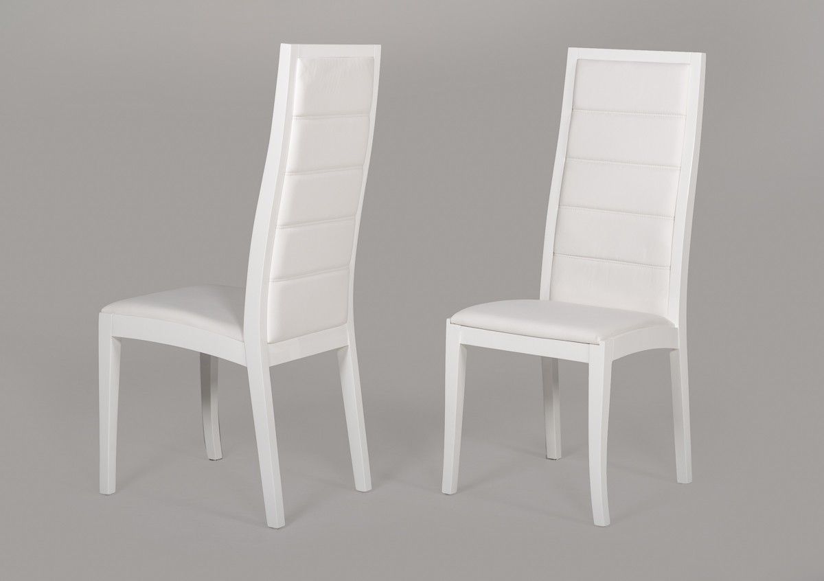 Cierra White Dining Chairs