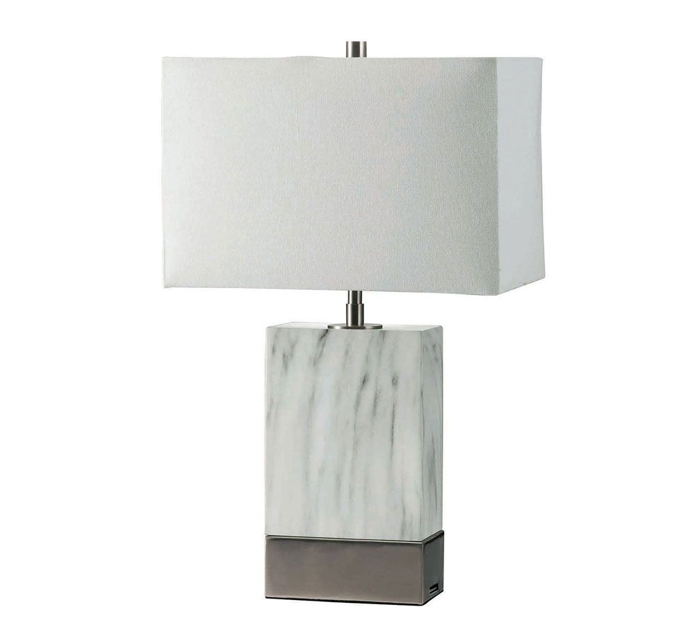 Circa Table Lamp With Silver Base