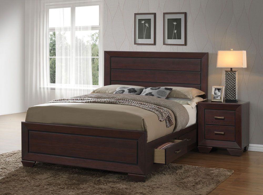 Claran Contemporary Storage Bed