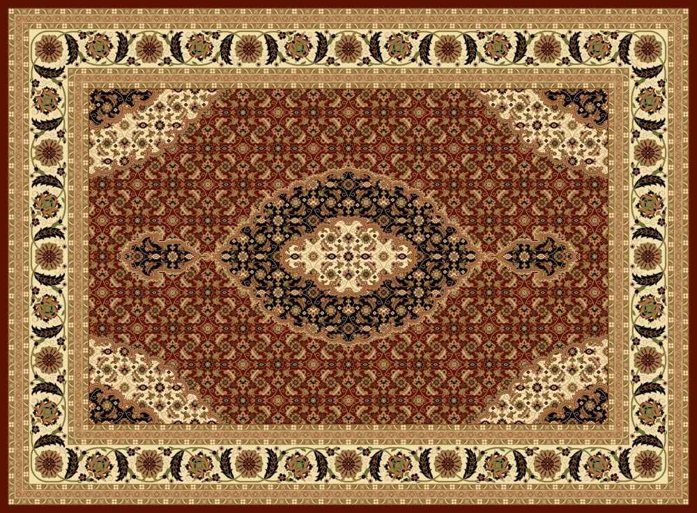 Mona Lisa Area Rug Collection T02 Burgundy
