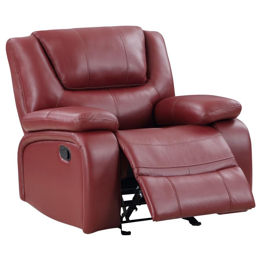 Clifford Red Leather Recliner Chair