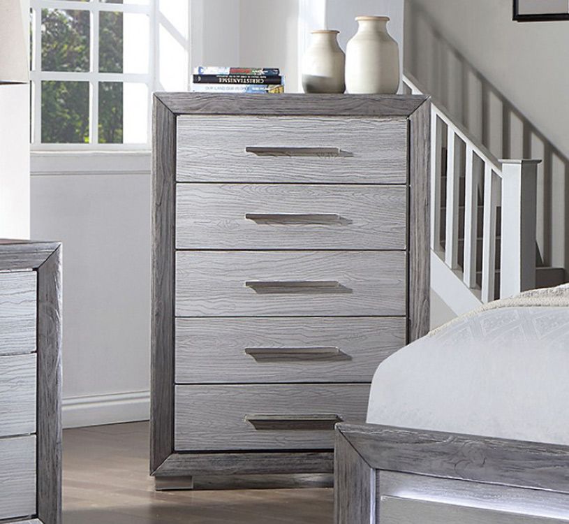 Clint Rustic Grey Chest