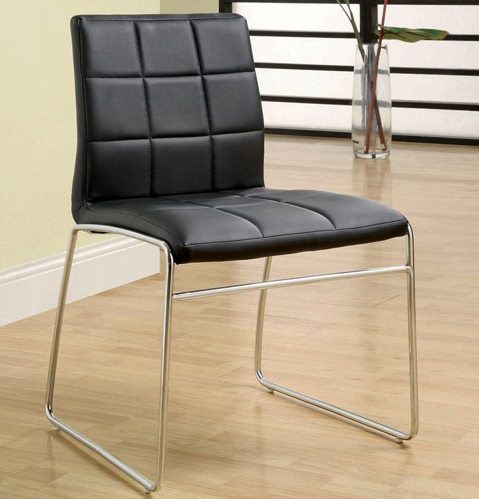 Kona Black Leatherette Chair
