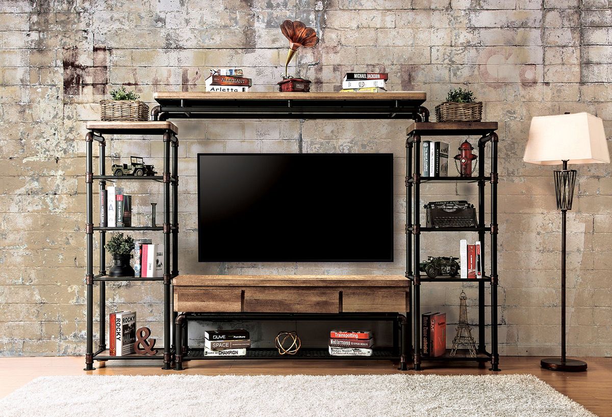 Galiardo Industrial Style TV Stand