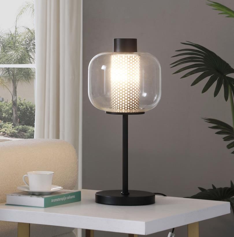 Coln Black Finish Table Lamp