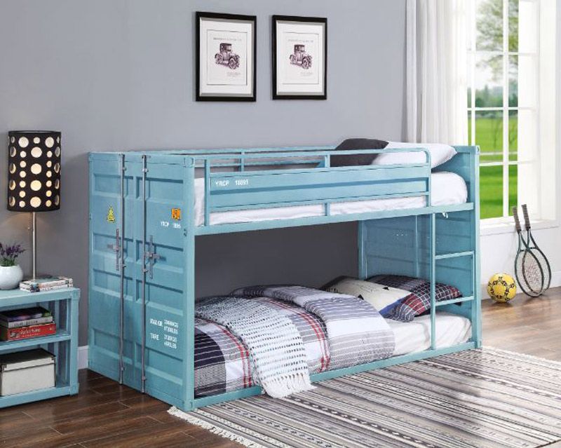 Container Aqua Blue Bunkbed