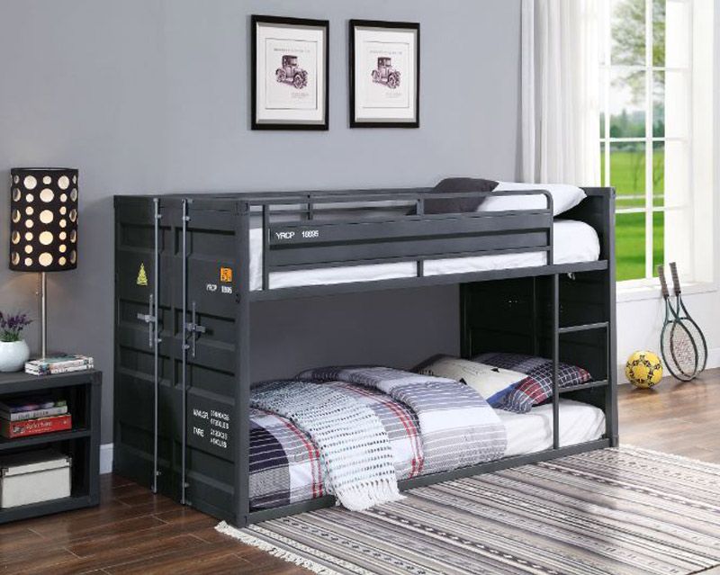 Container Grey Finish Bunkbed