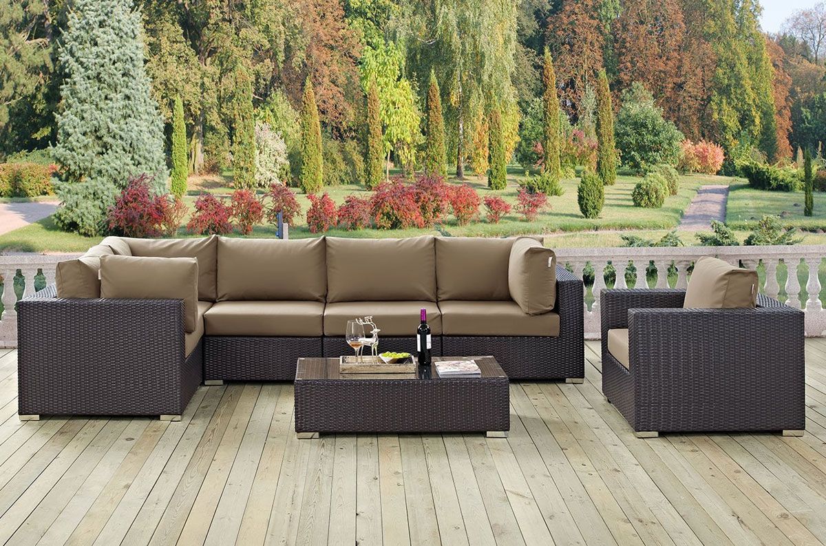 Convene 7 Piece Outdoor Sectional Set