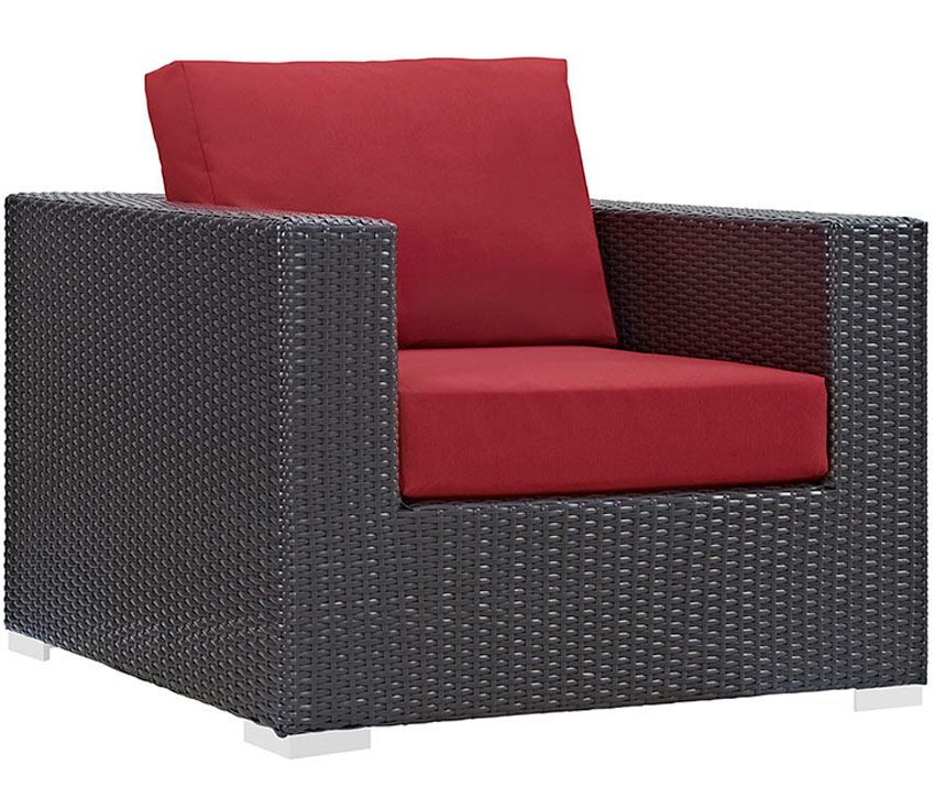Convene Red Outdoor Chair