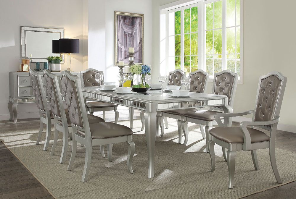 Coralayne Champagne Dining Table Set