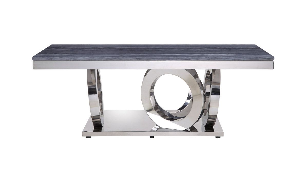 Corey Marble Top Modern Coffee Table